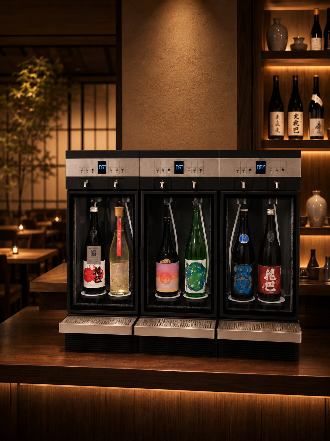 Shiba Shiba restaurant dispensing installation